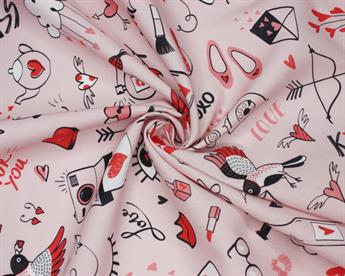 Doodle Love Digita 100% Cotton