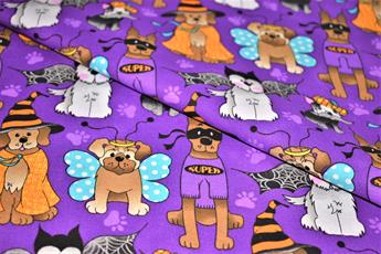 Printed Halloween 100% Cotton