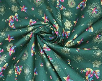Rainbow Christmas Dove Metallic