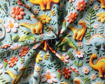 Little Johnny Dino 3D Cotton