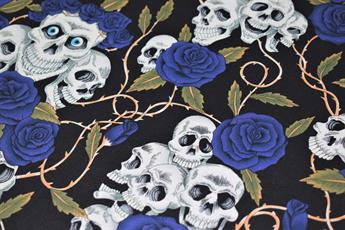 Skulls Roses Print