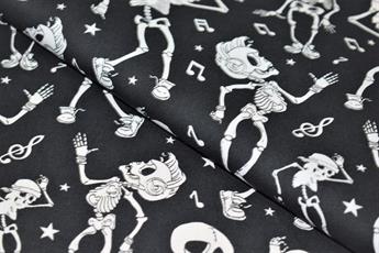 Dancing Skeleton Print