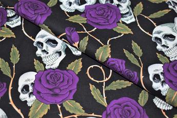 Skulls Roses Print