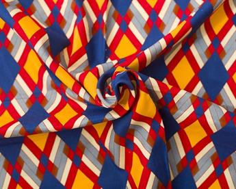 Little Johnny Needlecord Geometric Pattern