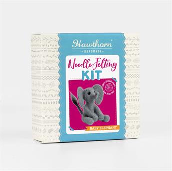 Baby Elephant Needle Felting Kit