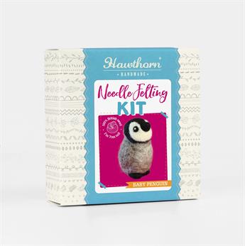 Baby Penguin Needle Felting Kit
