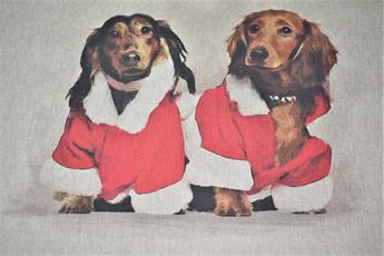 Christmas Dachshunds Panels