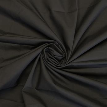 Black Plain Polycotton