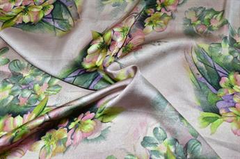 Printed Silk Satin