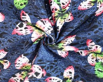 Vibrant flowers Felted Coating