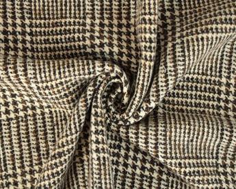 Glen Plaid Wool Blend