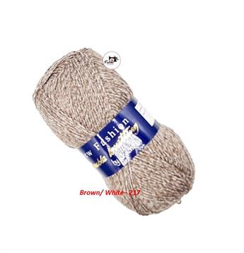 BROWN/ WHITE- 217