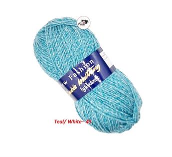 TEAL-WHITE- 73