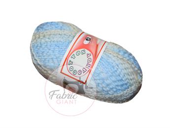 766- Blue/ Cream
