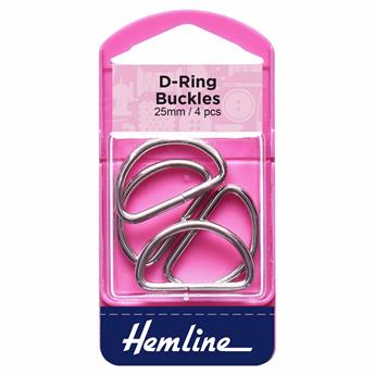 25mm Metal D Ring Buckles