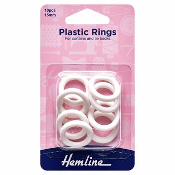 15mm Plastic Curtain Rings