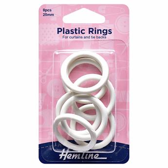 25mm Plastic Curtain Rings