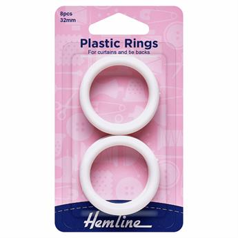32mm Plastic Curtain Rings