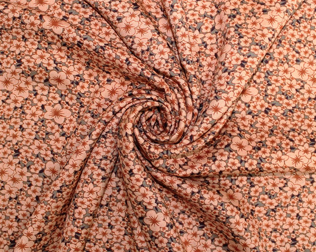 Tropical Detail Viscose Printed Fabric