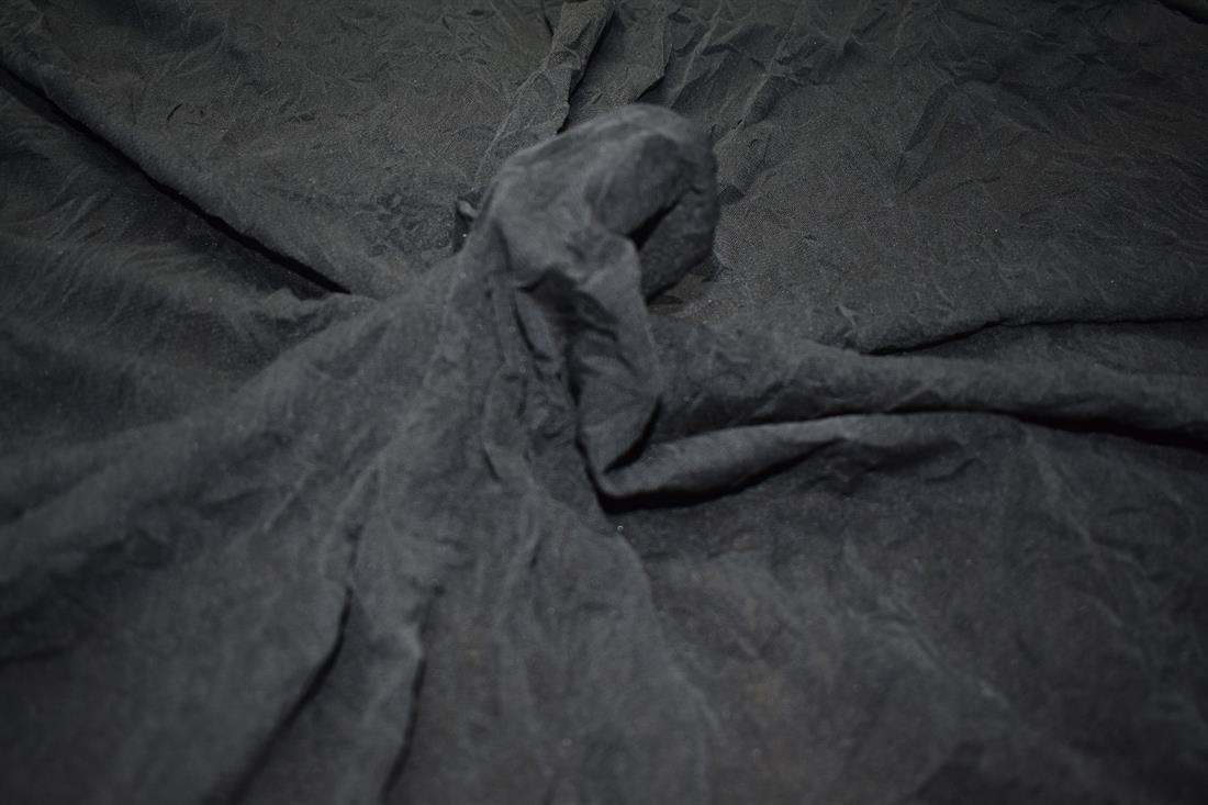 Black Polyester Jersey Fabric