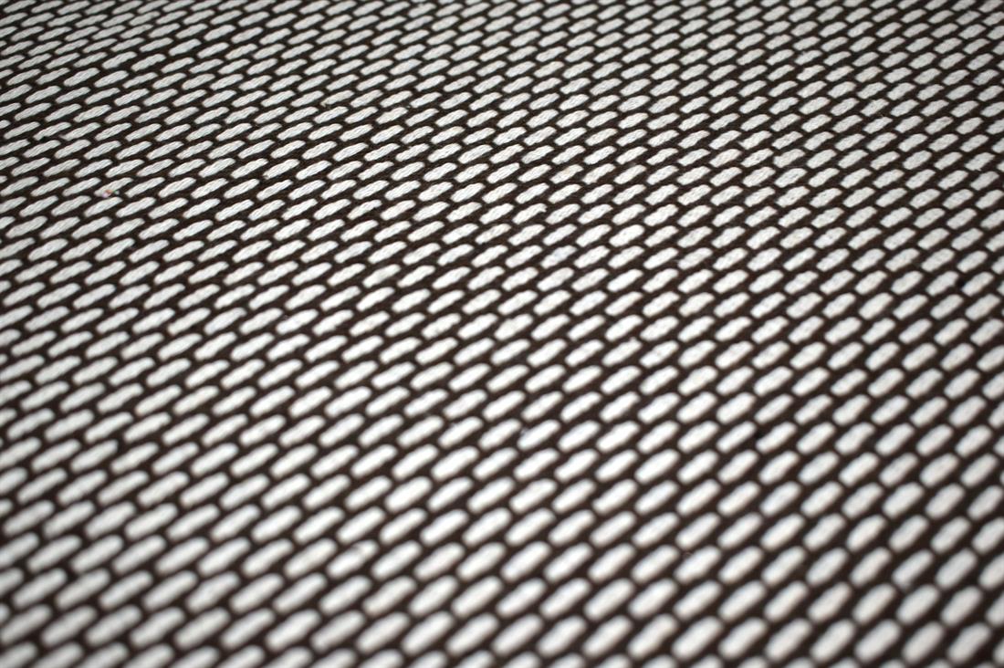 Brown & Cream Brown/Cream Printed Wool Fabric Material