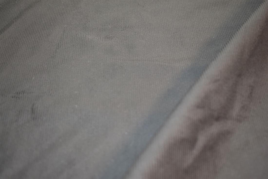 Dark Chocolate Needle Corduroy Plain Fabric