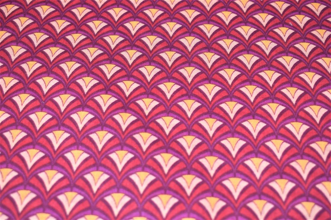 MP Art Deco Polycotton What Do You Call a Stylish Reverberation of…
