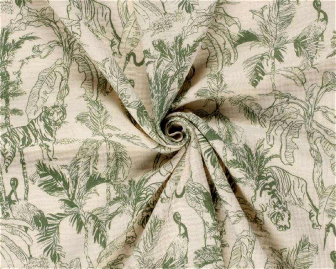 Muslin Printed Gauze Fabric
