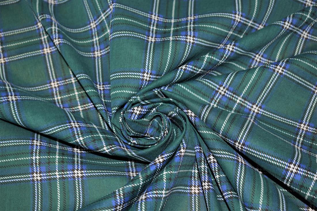 Christmas Tartan Polycotton Fabric