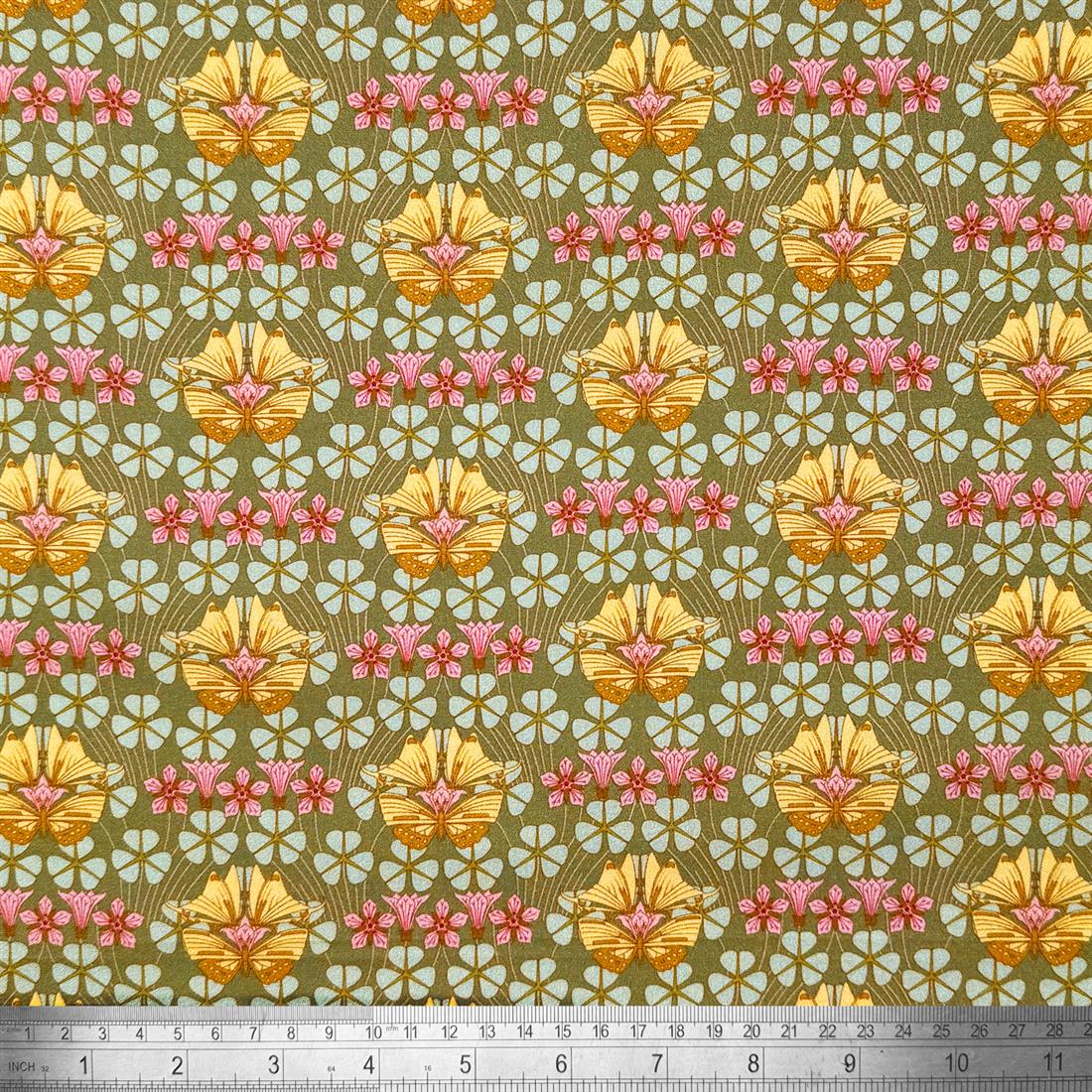 Maurice Pillard Verneuil Butterflies William Morris Crafty 100%…