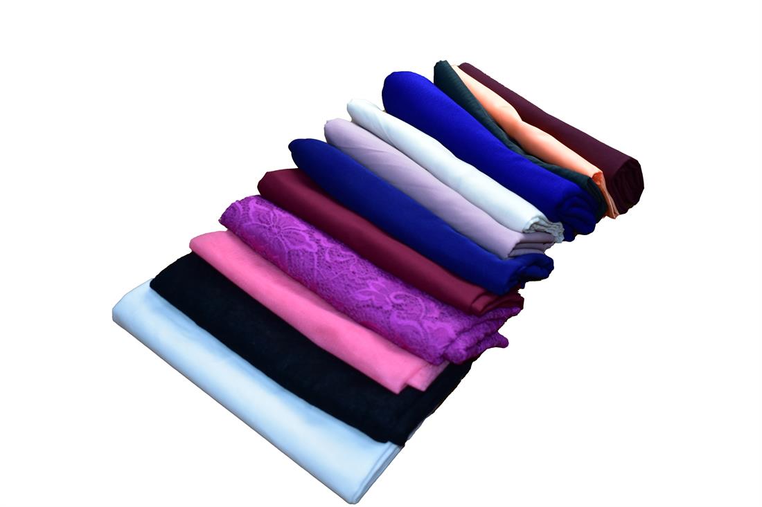 Mix Fabric Bundle Offer with 10Pcs Polyester Jersey