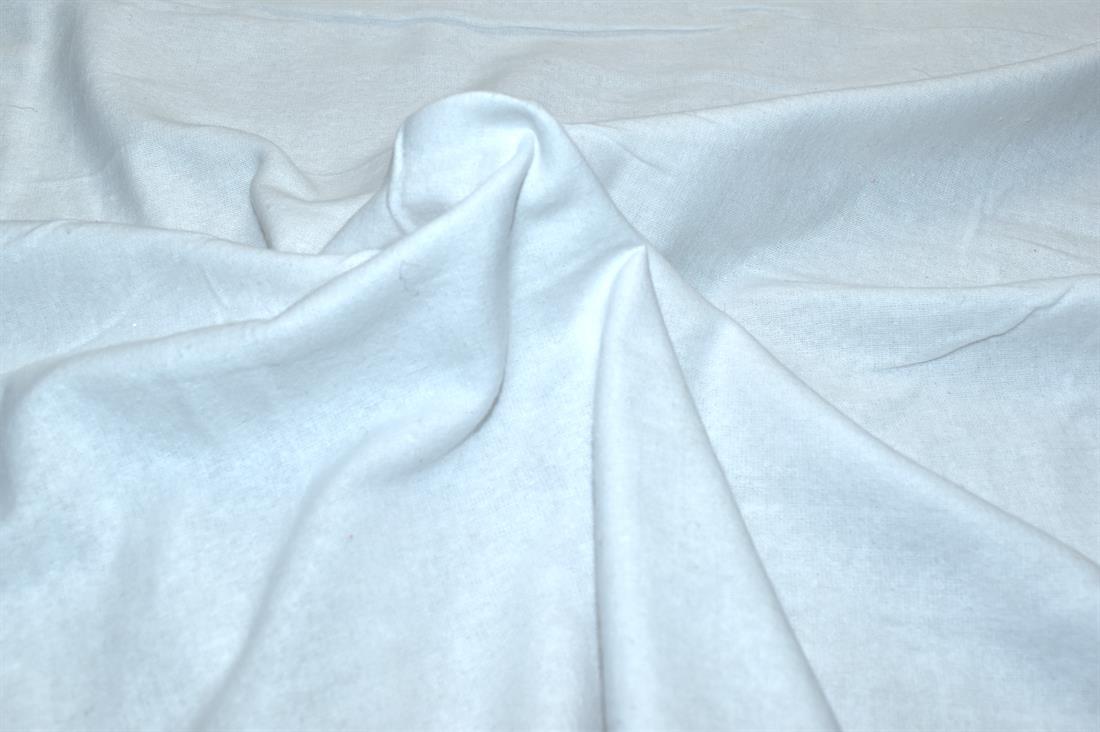 Off White Plain Linen Fabric