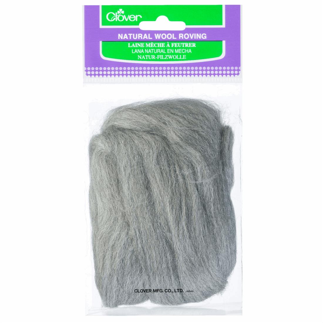 20G Clover Natural Wool Roving