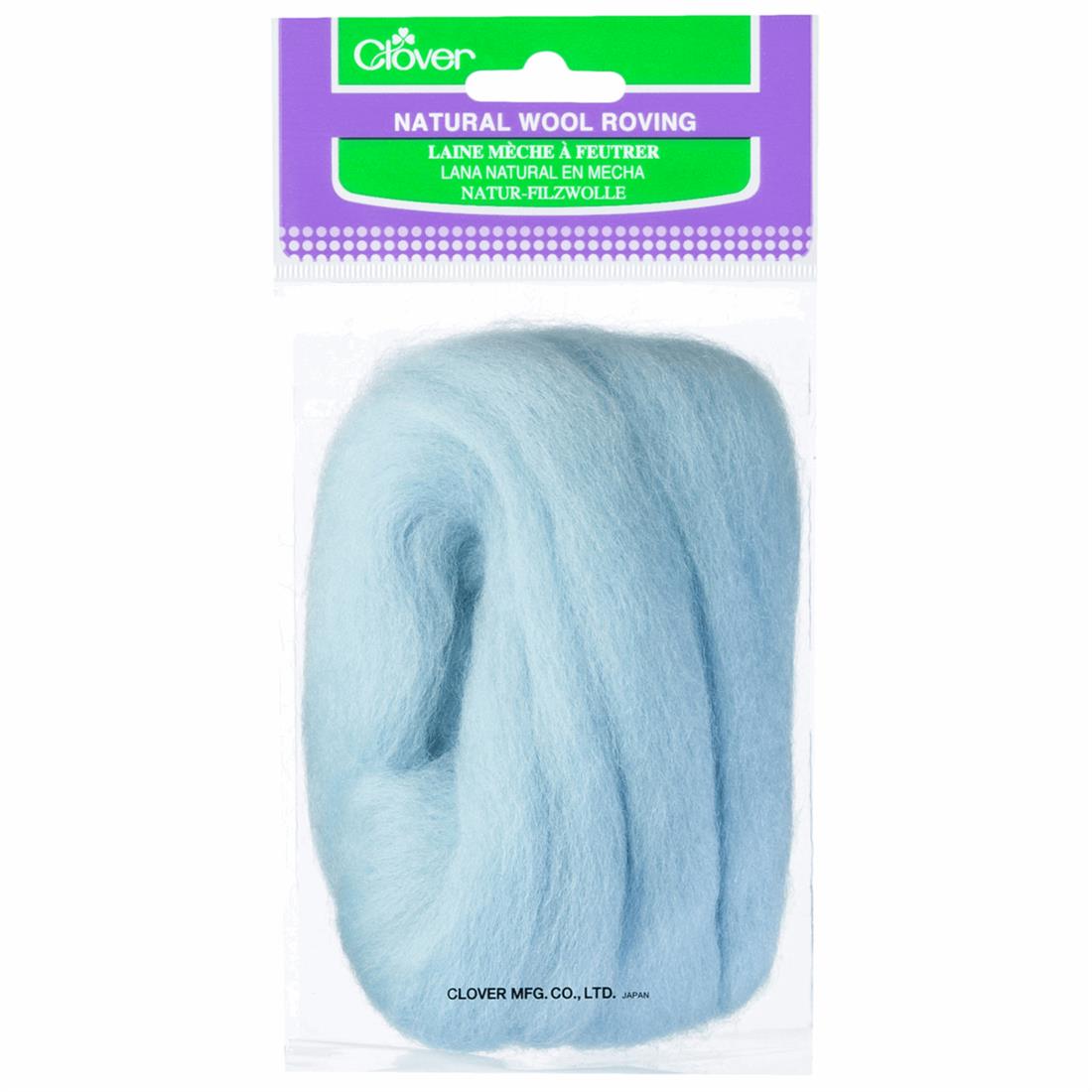 20G Clover Natural Wool Roving