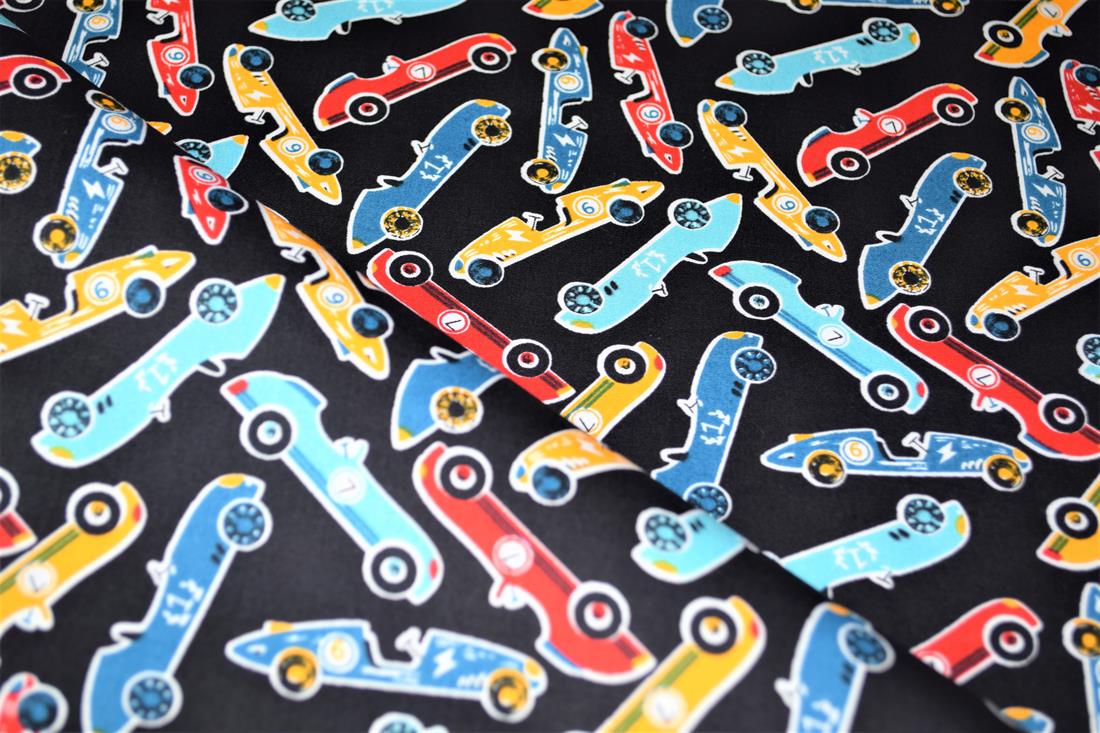 Cars Printed 100% Cotton Fabric