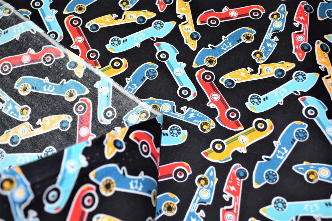 Cars Printed 100% Cotton Fabric