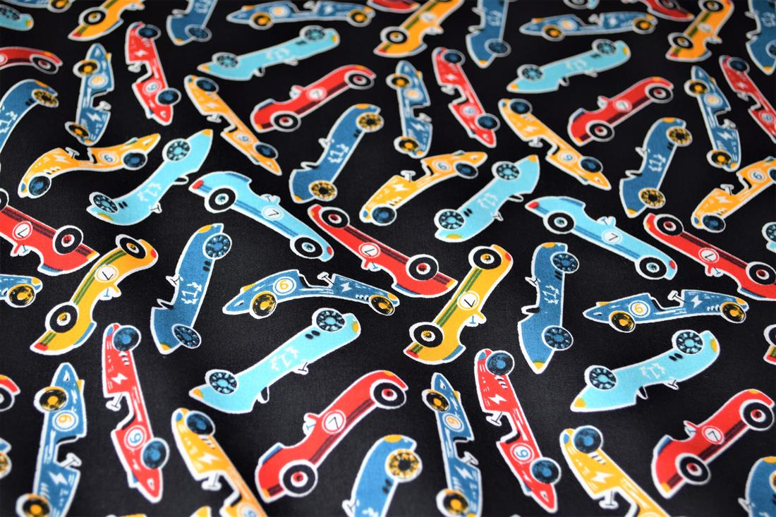 Cars Printed 100% Cotton Fabric