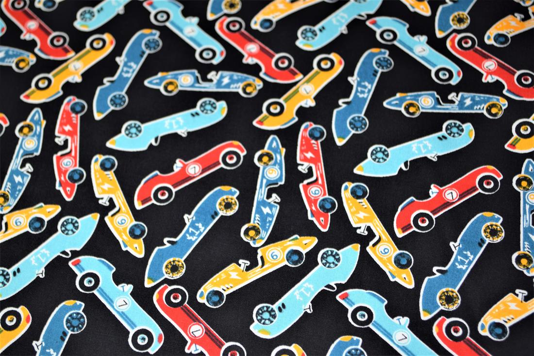 Cars Printed 100% Cotton Fabric