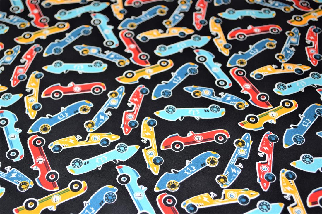 Cars Printed 100% Cotton Fabric