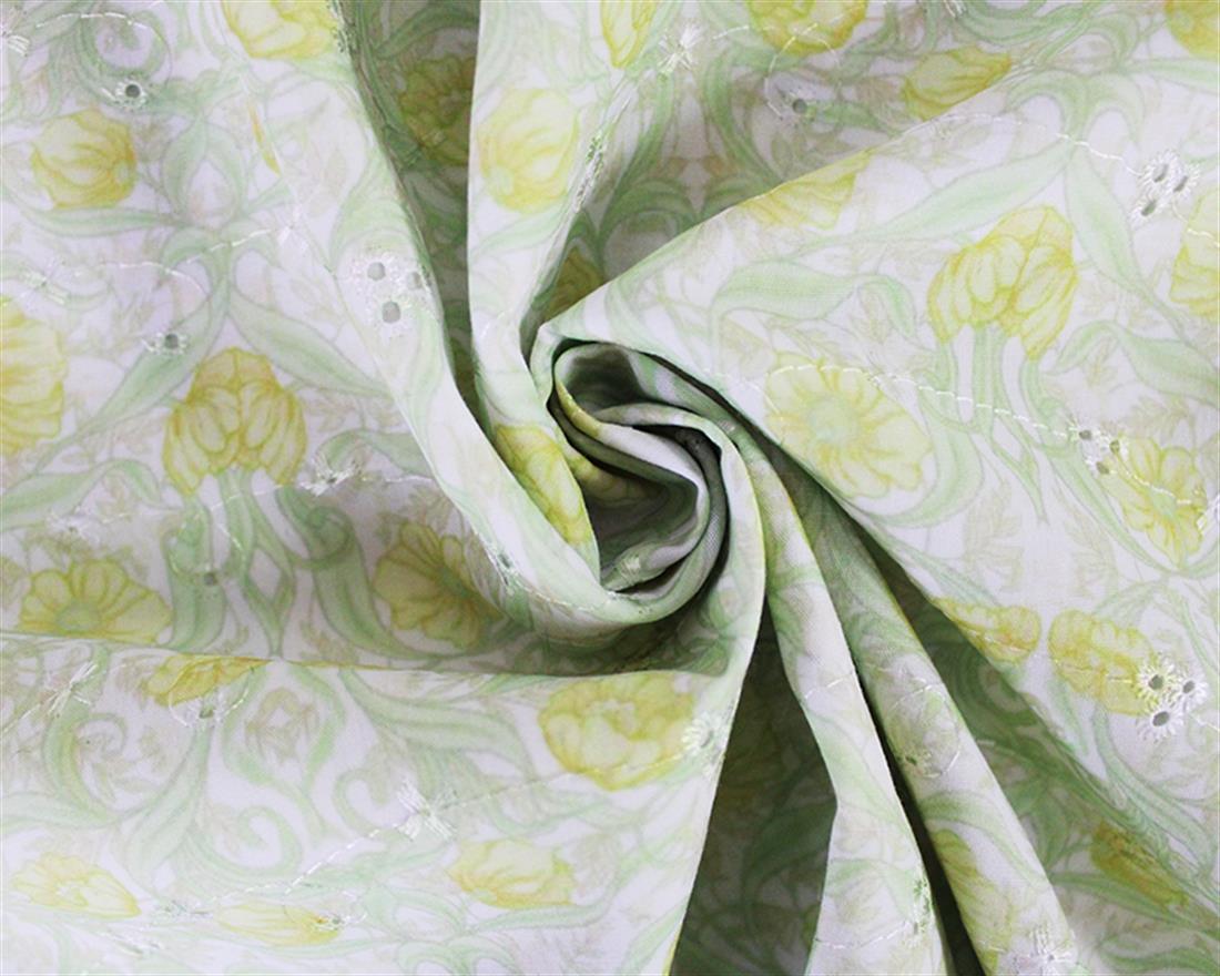 Fern Mindy Florals Spring Morning Polycotton Anglaise A One of a…