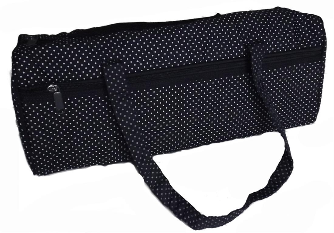 Small Navy Polka Dot Craft Bag