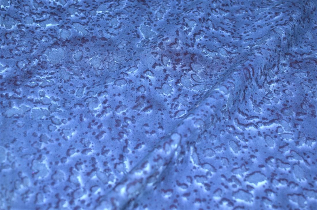 Navy Blue Printed Batik