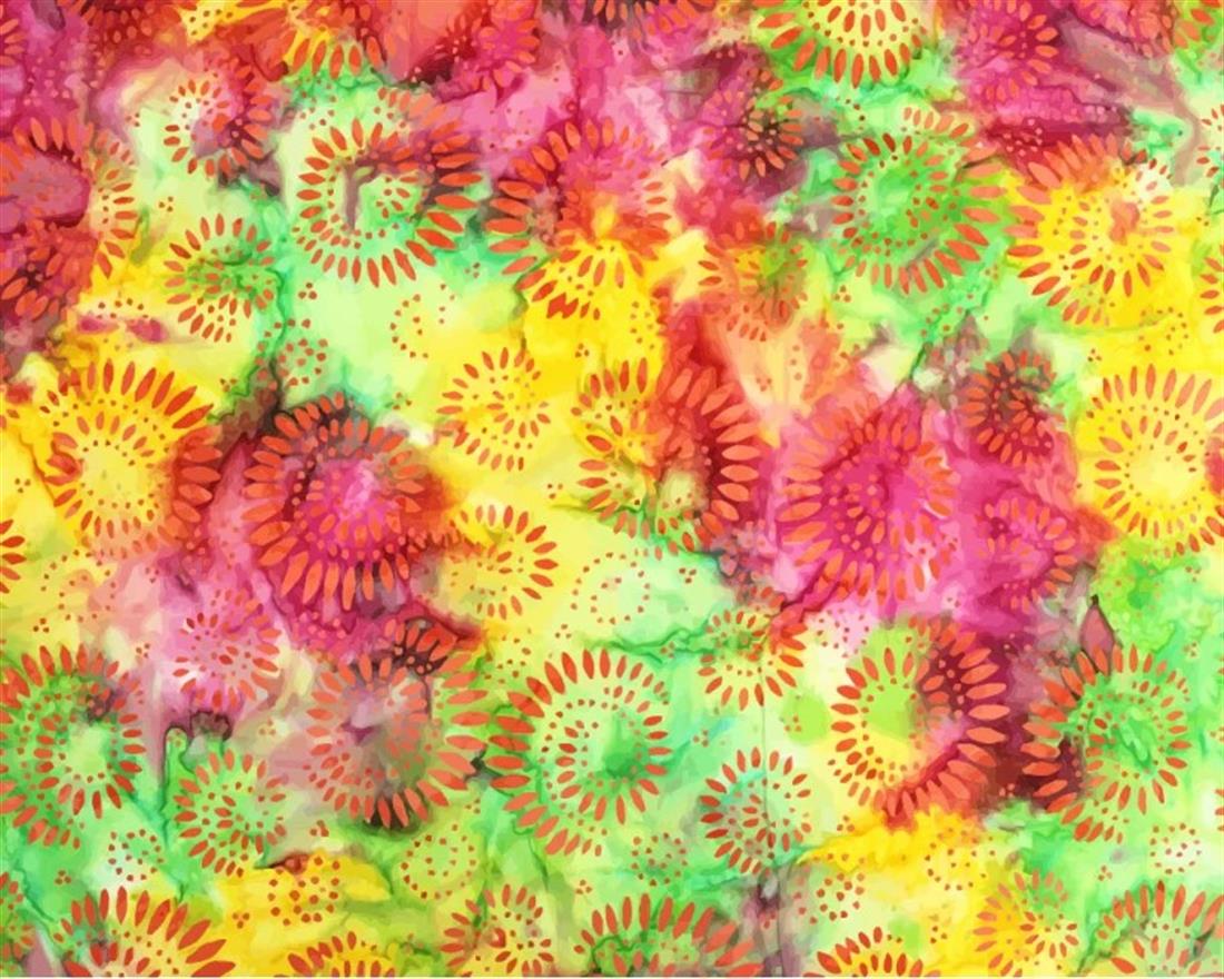 Swirly Printed Batik