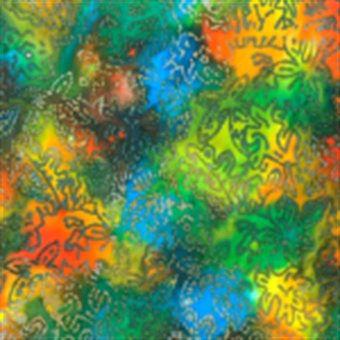 Green Printed Batik