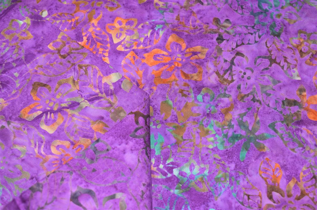 Printed 100% Bali Batik, Leaves