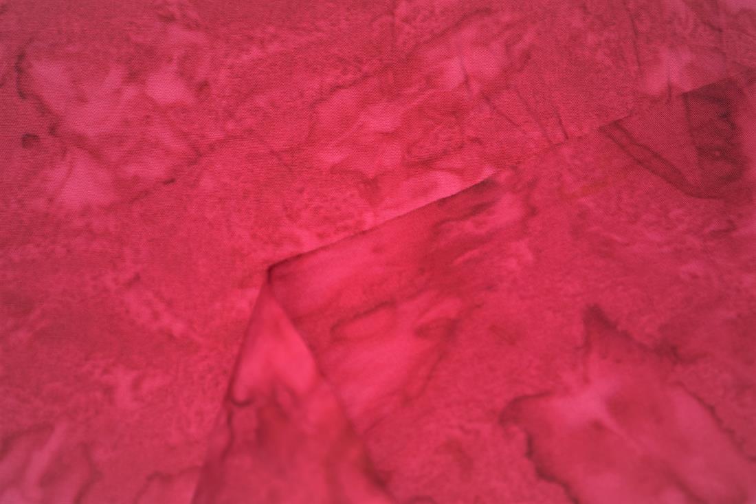 Red Shades Marbled/Blended Batik