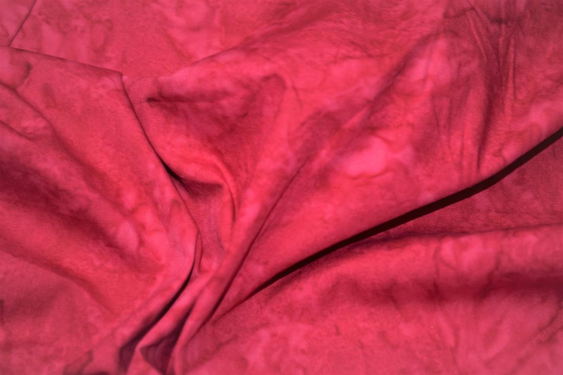 Red Shades Marbled/Blended Batik