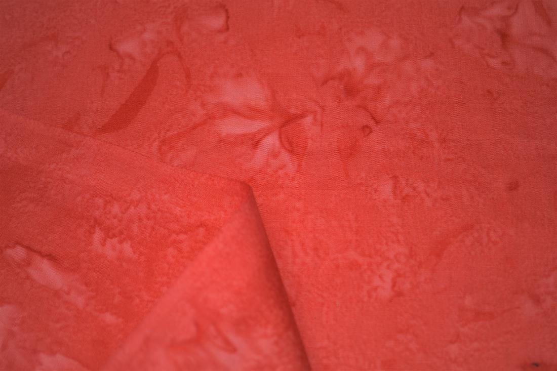 Red Shades Marbled/Blended Batik