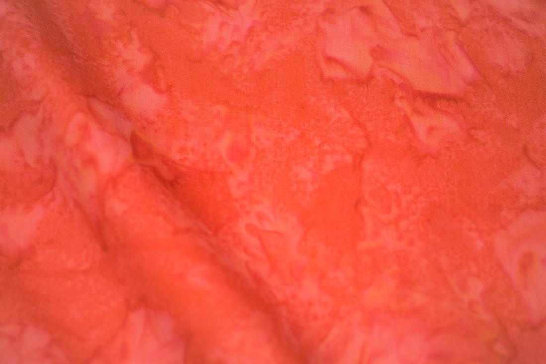 Red Shades Marbled/Blended Batik