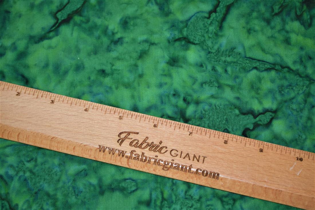 Green Printed Batik Fabric